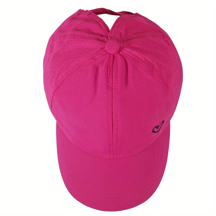 1x Gorra de Béisbol Unisex con Corazón Embroidado, Ajustable con Cierre de Snapback, Panel Estructurado y Breathable, Blanco con Opciones Negro/Gris/Negro/Rosa para Golf, Deportes al Aire Libre y Uso Casual