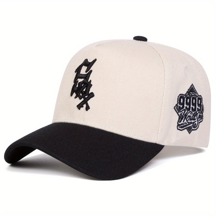 Gorra de Béisbol para Hombre SOX con Letras, Gorra de Cinco Paneles Ajustable y Casual para Exteriores, Ideal para Primavera Otoño, Viajes y Vacaciones en la Playa