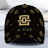 1 gorra de béisbol elegante con estampado dorado 2D para Acción de Gracias - Gorra de poliéster de cuerpo completo con diseño vibrante y audaz, ideal para streetwear, deportes y carreras al aire libre, Ropa Casual,Moda Streetwear,Sombreros de Moda,Tela Du