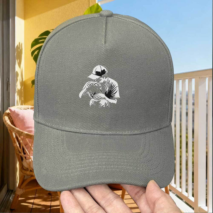 Gorra Unisex Ajustable con Visera Curva y Hebilla de Cobre - Ancha para Exteriores, Pesca, Festivales de Música, Estampado Digital (si corresponde) - Diseño Deportivo y Casual, Compatible con Gafas Inteligentes/Auriculares - Gorra Duradera y Cómoda