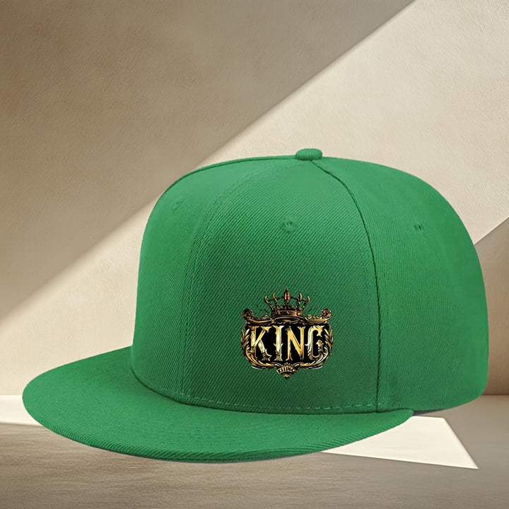 Gorra de pico de pato casual y versátil con estampado sencillo, tendencia de moda primavera-verano, sombrero plano transpirable para uso diario urbano