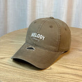 Gorra de Béisbol Unisex con Bordado de Letras - Snapback Ajustable, Poliéster Ligero, Azul Oscuro con Costura Blanca y Bordado de Melodía, Perfecta para Atuendos de Primavera y Verano, Accesorio Casual | Gorra de Béisbol de Moda | Sombrero Ligero