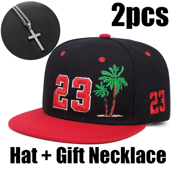 Dos piezas de gorra de béisbol hip hop con bordado de 23 letras, estilo callejero, deportivo y casual, unisex, diseño para parejas, ideal para uso diario y regalos, Cubierta Deportiva para la Cabeza,Ropa Urbana de Moda,Sombrero de Moda Urbana,Tejido Trans