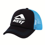 RESTZONE Gorra Unisex de Basquetbol Respirable, Ajustable, con Protección Solar, Panel Frontal y Mesh Trasera, en Negro/Verde Neón/Azul/Blanco, Perfecta para Deportes al Aire Libre, Regalo para Parejas, Día de San Patricio o Gorra de Pescador
