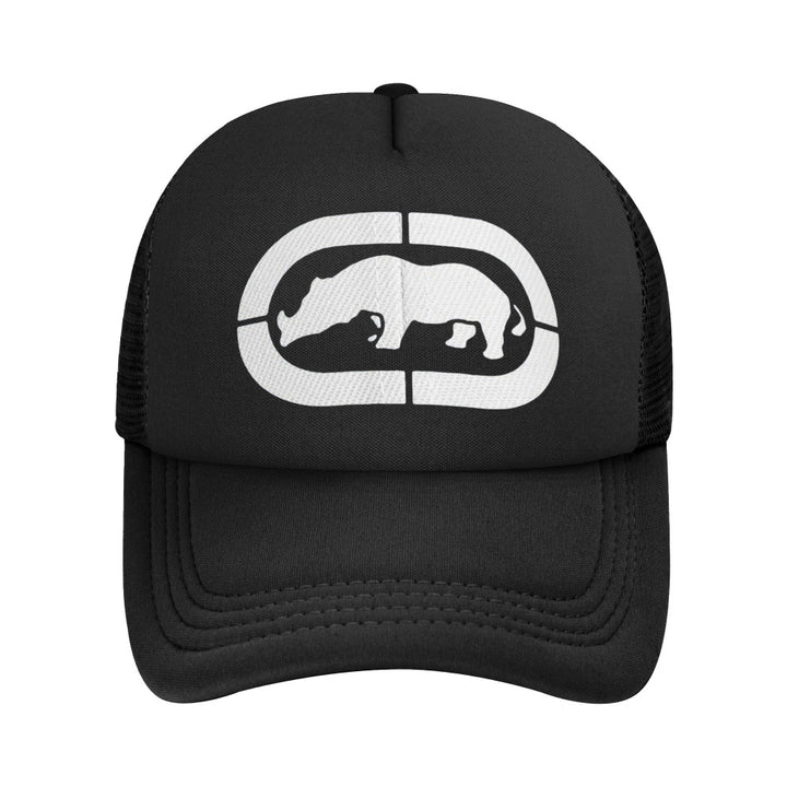 Gorra de béisbol unisex ajustable de malla transpirable - Ligera, con estampado de oso, perfecta para actividades al aire libre y uso casual