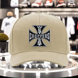 1 gorra fresca con estampado de West Coast Choppers, tejido ligero de poliéster, construcción ligera, gorra de pesca adecuada para todos los géneros, duradera para uso en las cuatro estaciones, ideal para aventuras de moda urbana