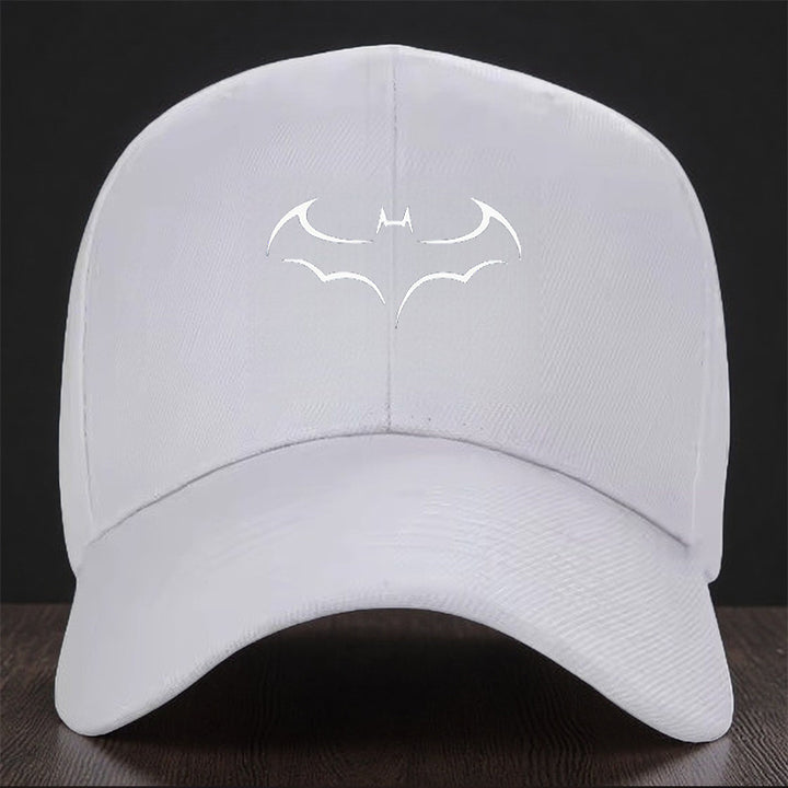 Gorra de béisbol con estampado de murciélago, gorra trucker ajustable para hombres y mujeres, ideal para deportes al aire libre