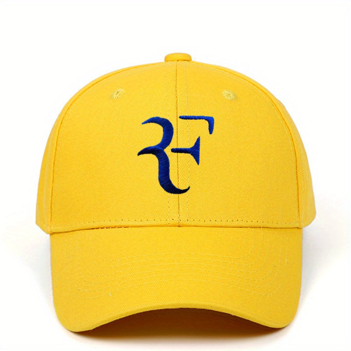 Gorra de Béisbol Unisex Ajustable y Transpirable con Bordado de F para Deportes al Aire Libre