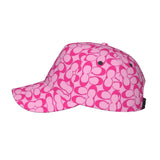 1pc Gorra Trucker con Estampado Completo de Logo Rosa - Gorra Ajustable Unisex con Diseño de Logo Blanco, Ala Ancha Ligera para Hombres y Mujeres, Deportes Casuales al Aire Libre , Patrón de Logo Rosa (Lavable a Máquina)