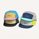 Gorra de Béisbol con Visera Plana y Contraste al Estilo Japonés para Hombres e Mujeres, Gorro Transpirable a la Moda Veraniega