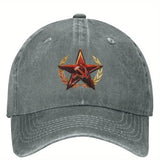 Gorra Casual de Béisbol con Emblema Militar Ruso, Gorro Trucker Primaveral para Exteriores Gimnasio Hip-Hop Unissex Divertido