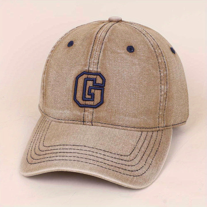 Gorra de Béisbol Unisex Nueva Denim Lavada Retro Versátil para Primavera, Gorra Duckbill Casual Transpirable Ajustable con Visera, Sombrero para Hombres y Mujeres, Moda al Aire Libre