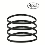 2/3/4 Piezas de Diademas Deportivas Antideslizantes y Transpirables - Bandas para el Cabello de Secado Rápido para Gimnasio, Running, Yoga, Entrenamiento - Sin Residuos Post-Entreno - Regalo Ideal para Fitness, Accesorios de Gimnasia, Esenciales para Yoga