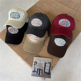 Novedad primavera-verano: gorra de béisbol retro con diseño único, logo americano bordado y visera curva