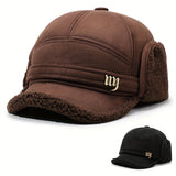 Gorra de béisbol para hombre y mujer, ideal para exteriores, con visera Duckbill - Gorra ligera para todas las estaciones, Marrón/Rojo - Cierre ajustable Snapback, parte trasera de malla transpirable para senderismo, pesca, viajes - Gorra deportiva unisex