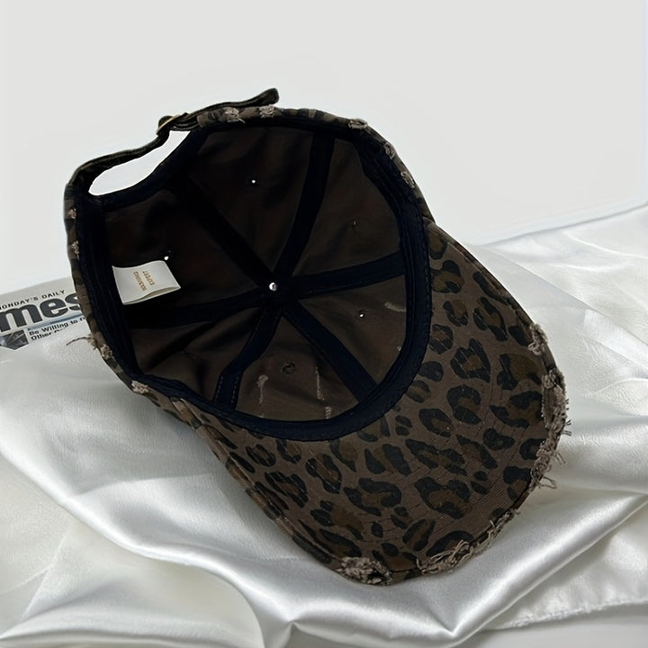 1pc Gorra de béisbol de estilo urbano para mujeres, gorra de poliéster ajustable con broche, con acentos de mariposa de rhinestones, para accesorio de moda primavera/verano