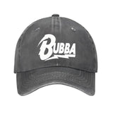 Gorra de Béisbol Unisex con Logo de Flecha en Blanco y - Ajustable y Transpirable, Visera Curva para Deportes y Uso Casual, Diseño con Letras 'Bubba' en Blanco - Accesorio con Logo Icónico