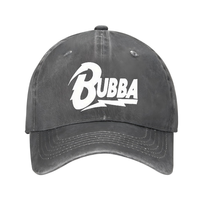 Gorra de Béisbol Unisex con Logo de Flecha en Blanco y - Ajustable y Transpirable, Visera Curva para Deportes y Uso Casual, Diseño con Letras 'Bubba' en Blanco - Accesorio con Logo Icónico