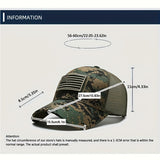1 parche de bandera americana, gorra de béisbol tipo trucker con diseño camuflado