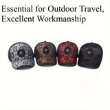 1 gorra de béisbol para hombre con diseño de calavera y alas, parte trasera de malla transpirable, cierre ajustable, patrones en negro y rojo, ideal para viajes al aire libre y béisbol