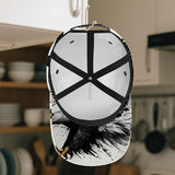 1 pieza, gorra de béisbol clásica con estampado de arte de tinta de águila - Gorra ajustable con cierre de clic, ligera y cómoda, ideal para uso diario, viajes y ocasiones festivas (Día de las Brujas, Acción de Gracias, Navidad), gorro de viaje | Estampad