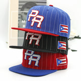 Gorra de béisbol unisex ligera con la bandera de Puerto Rico y bordado - Diseño vibrante de molino de viento, ajustable con cierre, cómodo para todas las estaciones, 56-60 pulgadas, negro con rayas rojas y blancas y parche de la bandera de Puerto Rico,...