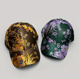 Nuevo Sombrero de Béisbol Bordado de Flores de Alta Gama para Primavera/Otoño para Hombres y Mujeres, Sombrero Trucker Moderno y Versátil, Adecuado para Deportes al Aire Libre, Béisbol para Mujeres, Béisbol para Hombres