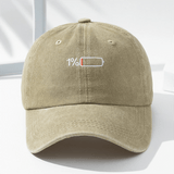 Gorra de béisbol con estampado lavado para hombre