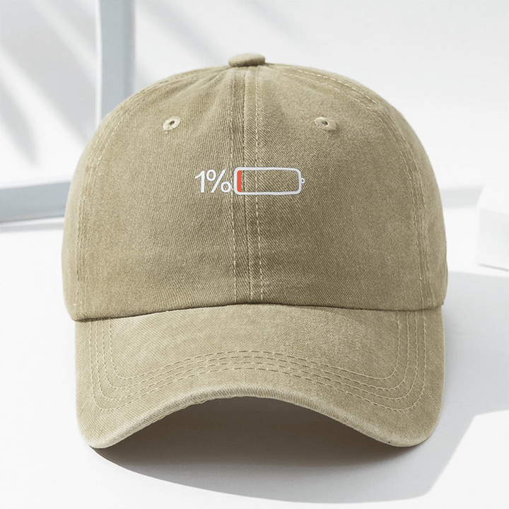 Gorra de béisbol con estampado lavado para hombre