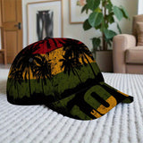 1 gorra de béisbol con estampado 2D One Love Reggae - Estampado vibrante de cuerpo completo, gorra snapback ligera de poliéster, ideal para deportes, running y moda urbana, Sombreros Casuales,Actividades al Aire Libre,Diseño Funky,Ajuste Cómodo,Tela Tr...