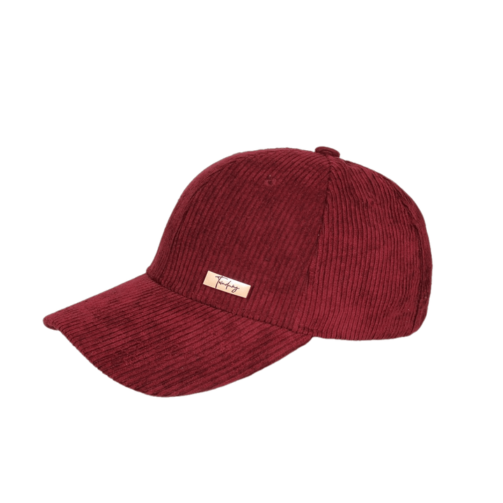 Gorra de Béisbol para Mujer y Unisex - Estilo Pana (Beige/Turquesa/Azul Marino/Rosa/Marrón/) con Cierre Ajustable, Ala Ancha Transpirable, Logo Metálico Dorado: Ideal para Exteriores, Fiestas o Uso Diario