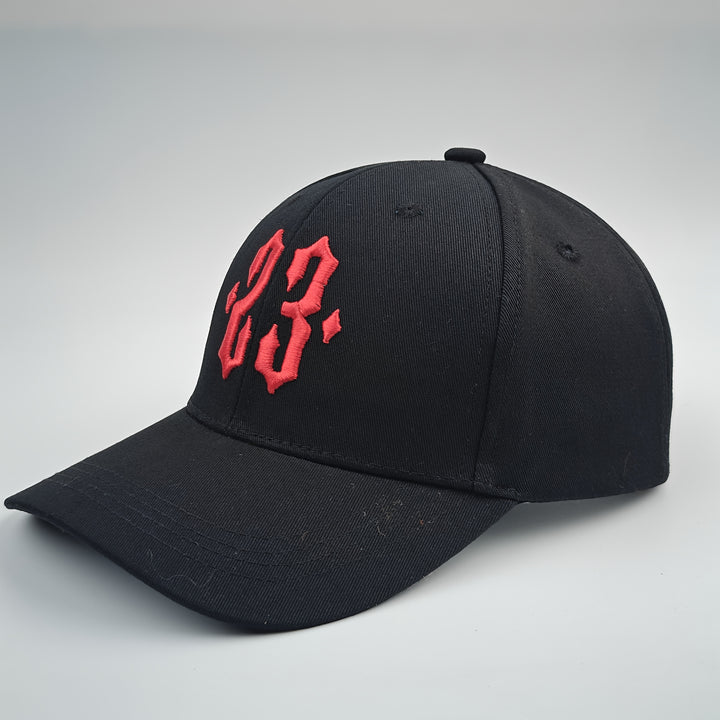 Gorra de béisbol para mujer - Gorra ajustable con números '23' audaces, tejido transpirable para playa, deportes, uso diario - Negro/Naranja/Gris/Blanco/Marrón/Verde/Rojo/ - Talla única que se ajusta a la mayoría de las cabezas (Lavado a mano/Limpieza ...
