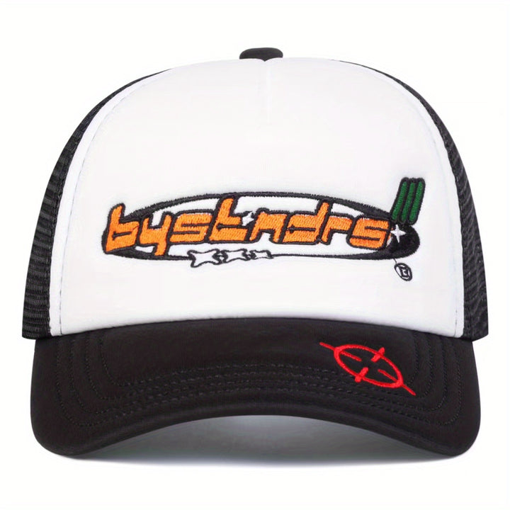 1-Pack bystndrs Gorra de Béisbol Ajustable para Mujer - Malla Transpirable en la Parte Trasera, Estilo Camionero, Sombrero Ligero para Verano, Playa y Salidas Casuales, Accesorios de Playa, Lavable a Mano, Estilo Urbano