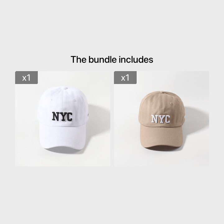 Gorra de béisbol con bordado de letras de  para hombre