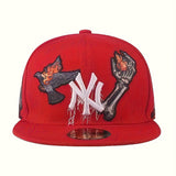 Gorra de Béisbol New Era NY con Logo Bordado 3D y Letras NY - Gorra Plana Ligera Unisex para Hombres y Mujeres, Uso Casual y Deportivo, Diseño Icónico de NY, Sombrero para Todas las Estaciones (Compatible con Fans del Estilo NY)