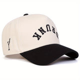 Gorra de béisbol bordada DRUNK para hombre - Ligera, ajustable y de 5 lados, con estampado de 'DRUNK', poliéster transpirable para viajes de primavera/verano, playa y uso casual, gorra de playa