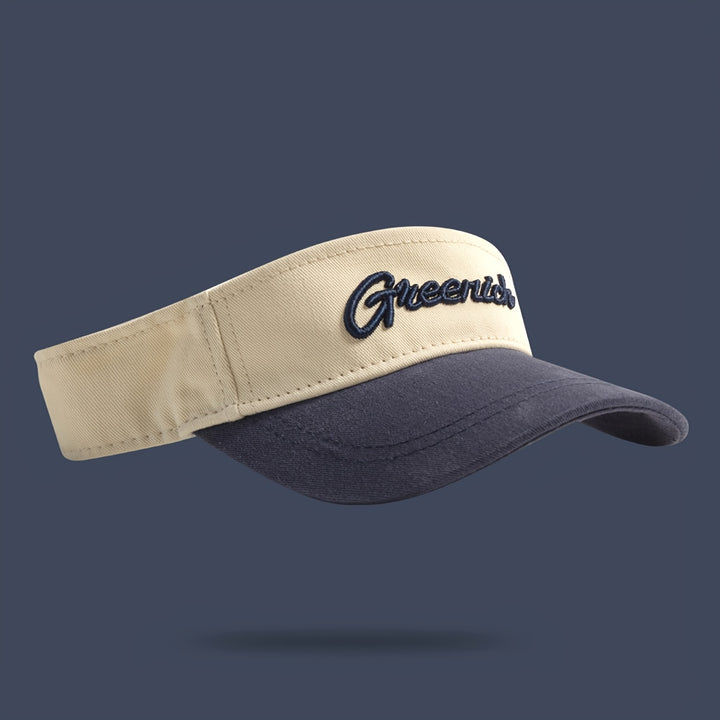 Gorra deportiva para mujer con diseño degradado y bordado de letras, transpirable, ajustable, ideal para golf, running y senderismo, en tonos morado pastel a azul, para actividades al aire libre en verano, look casual y cómodo