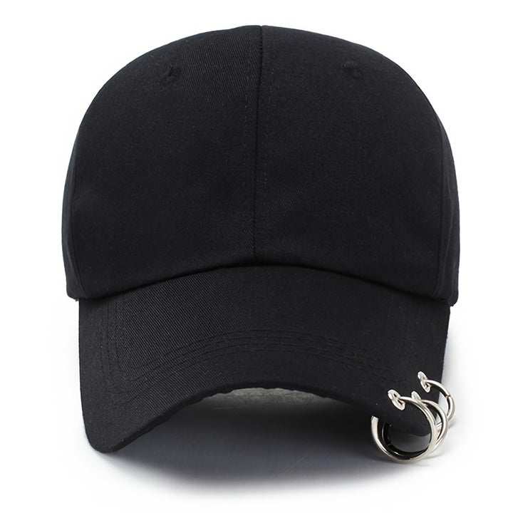 Gorra de basquetbol, hip-hop ajustable con studs, diseño unisex, ideal para deportes al aire libre