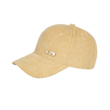 Gorra de Béisbol para Mujer y Unisex - Estilo Pana (Beige/Turquesa/Azul Marino/Rosa/Marrón/) con Cierre Ajustable, Ala Ancha Transpirable, Logo Metálico Dorado: Ideal para Exteriores, Fiestas o Uso Diario