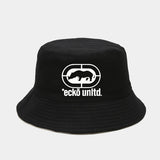 Sombrero de pescador estampado ATHACER Ecko unltd para hombre y mujer, ligero, con protección solar, ala ancha, accesorio de moda transpirable para exteriores, ideal para vacaciones, eventos deportivos y salidas casuales, diseño deportivo, ajuste cómodo