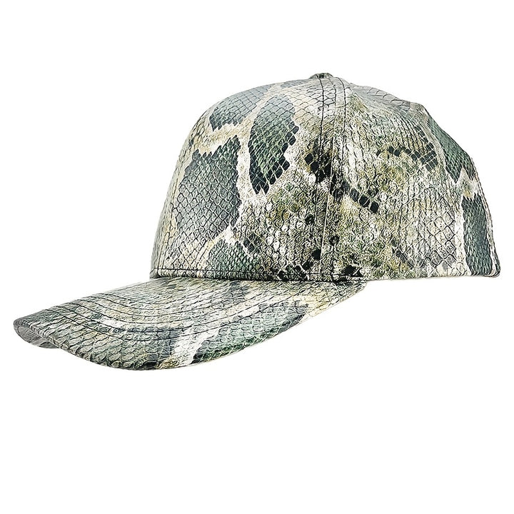 Gorras de béisbol con patrón de serpiente único, gorras de hip-hop de tendencia callejera para hombres y mujeres, gorras de sombra y protección solar para salidas, gorras de pico de pato para jóvenes, gorras sin parte trasera