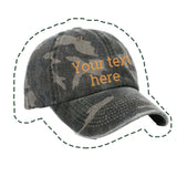 Gorra de Béisbol Bordada Personalizada con Texto, Gorra Camuflaje a Medida, Regalo para Papá o Sororidad