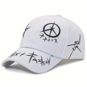 Gorra Con Visera De Moda Blanca