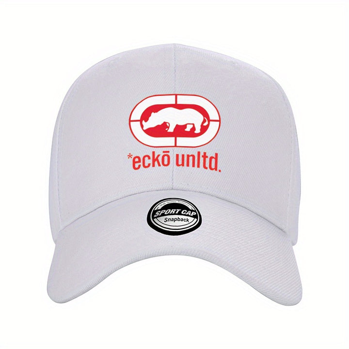 Gorra Trucker Ecko Unlimited con Logotipo y Gráfico de Rinoceronte - Gorra Snapback Ajustable con Visera Curva, Estilo Hip Hop en y Rojo para Hombre y Mujer, Tela Duradera Fácil de Limpiar (Lavado a Mano), Diseño Clásico del Iconic Branding ecko unltd, Có