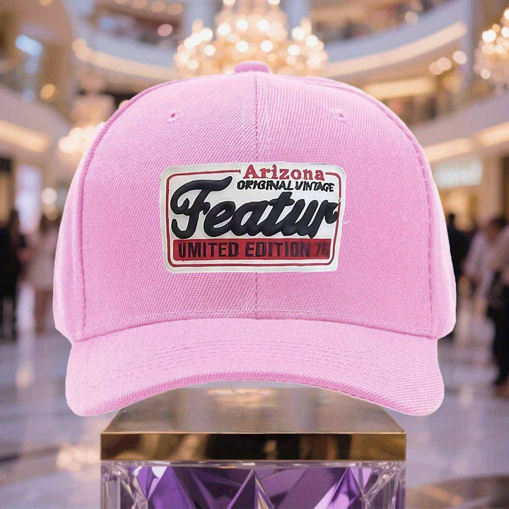 Gorra de béisbol ligera y transpirable para hombre FEATUR - Gorra ajustable con cierre de clic para papá con diseño original de Arizona, azul suave lavado para actividades al aire libre, regalo del Día del Padre y ropa casual, gorra de béisbol, ropa de ca