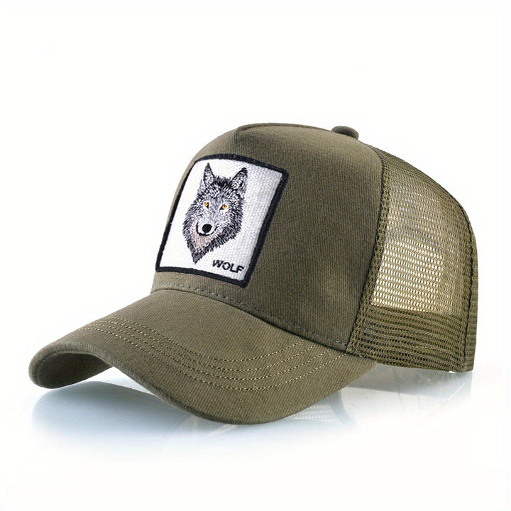 Gorra de verano transpirable para hombre Deportes al aire libre casual Bordado Animal Gorra de béisbol para hombres y mujeres Hip Hop