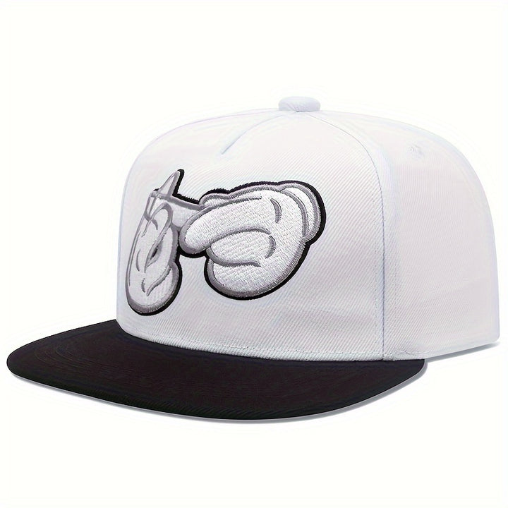 Gorra de Béisbol Snapback Bordada - Ligera, Visera Curva para Protección Solar, Gorra Casual para Deportes al Aire Libre. Tejido de Tela