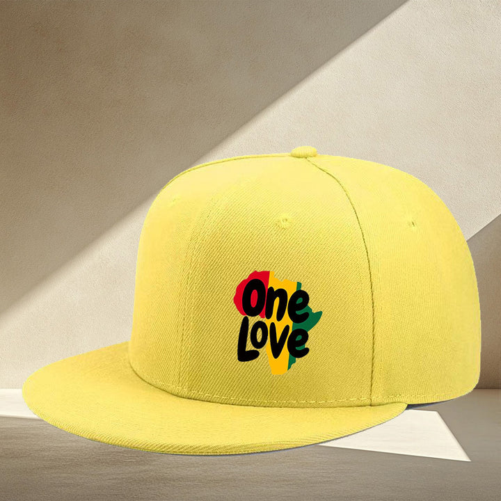 Gorra de béisbol estilo LOVE combinado: moda hip-hop para hombres y mujeres, talla ajustable, estilo urbano sencillo y casual, visera plana, adecuada para todas las estaciones, estilo único