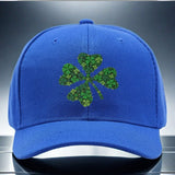 Gorra Snapback Unisex - Camión con Diseño Ajustable de Cuatro Hojas Verdes, Puntos y la Suerte Irlandesa Negra, Parte Trasera de Malla Transpirable, Sombrero Festivo, Diseño Divertido, Ajuste Cómodo, Sombrero con Estilo, Amantes de la Moda