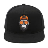 1 Gorra de Béisbol Estilo Hip-Hop con Estampado de Mono, Moda Callejera Y2K para Hombres y Mujeres - Regalo Ideal para Navidad o Tú Mismo, Ajustable y Unisex